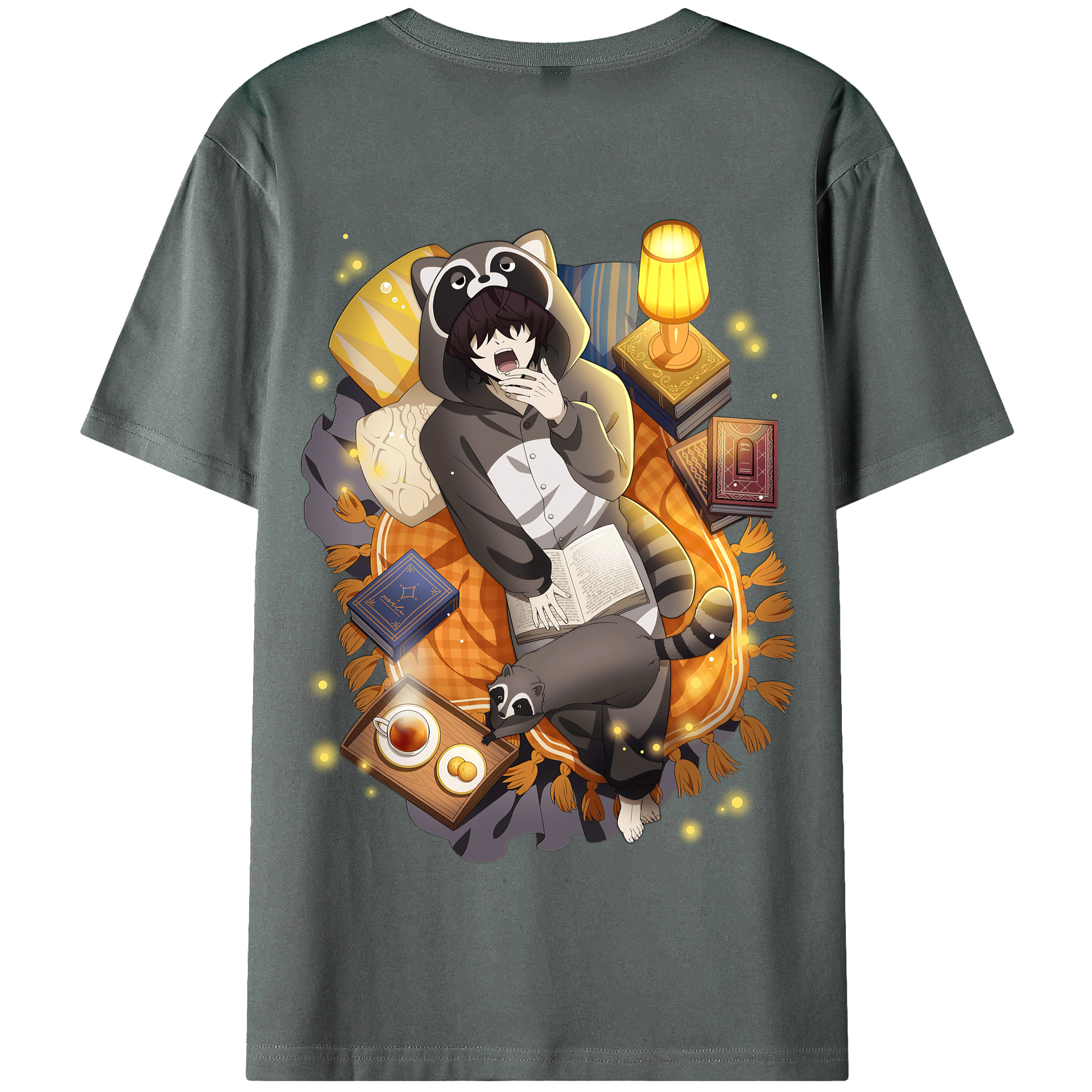 （画像用） 文豪ストレイドッグス Bungo Stray Dogs 綿100％半袖Tシャツ（背面プリント）